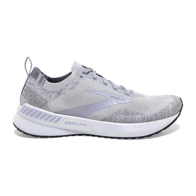 Brooks Women's Bedlam 3 Road Running Shoes - Oyster/Purple Heather/Grey (RUFN42397)